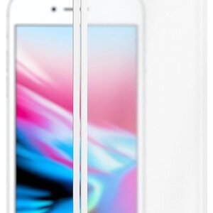 AlzaGuard 2.5D FullCover Glass na iPhone 7/8/SE 2020/SE 2022 – biele – 2 ks v balení