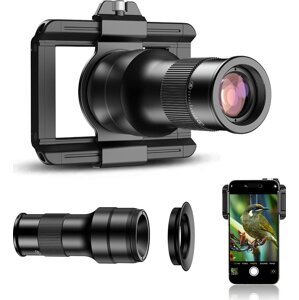 Apexel 6X Telephoto Lens & 150 mm Macro Lens 2 IN 1 Kit