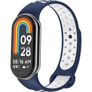 Eternico Sporty na Xiaomi Smart Band 8/9 aqua blue and white