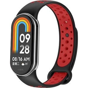 Eternico Sporty na Xiaomi Smart Band 8/9 solid black and red