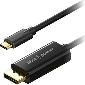 AlzaPower Core USB-C na DisplayPort 1.2 3 m čierny