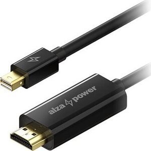 AlzaPower Core MiniDisplayPort na HDMI 4K 1 m čierny