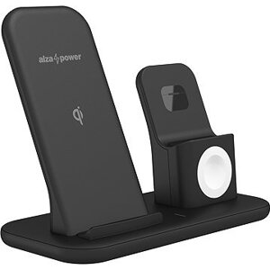 AlzaPower WFA130V2 PureCharge 3 in 1 Dock čierna