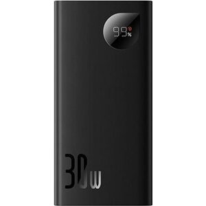Baseus Adaman2 Digital Display Fast Charge Power Bank 10000 mAh 30 W Black (With Simple Series Chargin