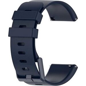 BStrap Silicone pre Fitbit Versa/Versa 2 dark blue, veľkosť L