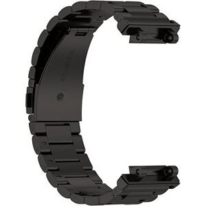 BStrap Stainless Steel pre Xiaomi Amazfit Active Edge black