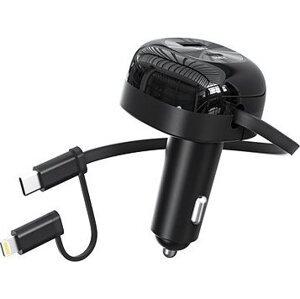 ChoeTech 81W USB-C+USB-C adaptér s C+L Interface Stretchable cable