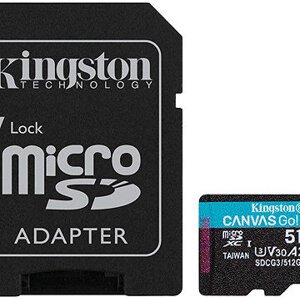 Kingston microSDXC Canvas Go Plus Gen4 512GB