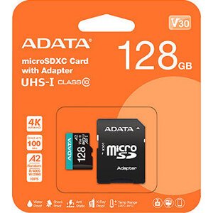ADATA MicroSDXC 128GB Premier Pro + SD adaptér