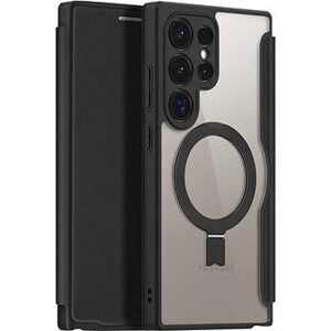 DUX DUCIS Skin X Pro flipové kožené puzdro na Samsung Galaxy S24 Ultra Black