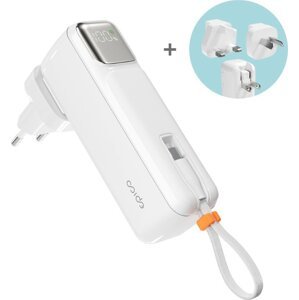 Epico UltraPack 2 in 1 5000 mAh cestovná power banka ET30 – biela