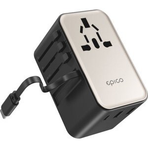 Epico UltraBoost Universal GaN 70W cestovný adaptér EU70 – titánová