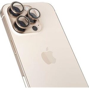 Epico hliníkové ochranné sklo na šošovky fotoaparátu pre iPhone 16 Pro/16 Pro Max – púštny titán