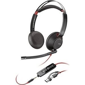 HP Poly Blackwire 5220 + USB-C/A adaptér
