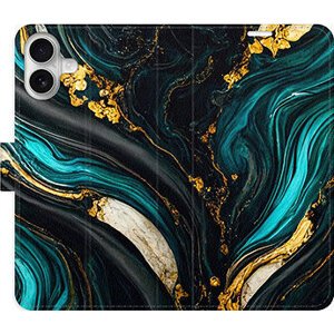 iSaprio Flip pouzdro Dark Paint pro iPhone 16 Plus