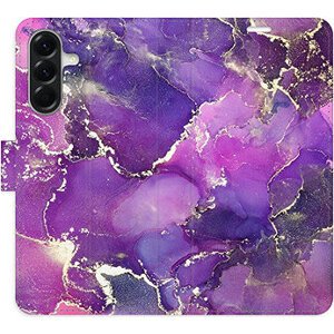 iSaprio Flip puzdro Purple Marble pre Samsung Galaxy A56