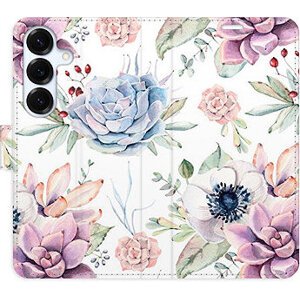 iSaprio Flip puzdro Succulents Pattern pre Samsung Galaxy S25