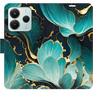 iSaprio Flip pouzdro Blue Flowers 02 pro Xiaomi Redmi Note 14 5G