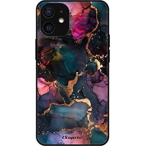 iSaprio Lesklé pouzdro Dark Marble 10 - iPhone 12 mini