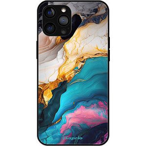 iSaprio Lesklé pouzdro Color Marble 21 - iPhone 12 Pro