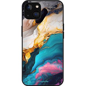 iSaprio Lesklé pouzdro Color Marble 21 - iPhone 13