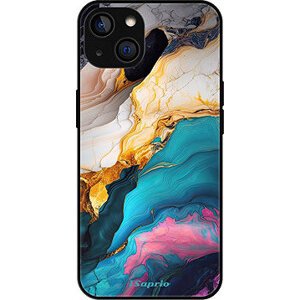 iSaprio Lesklé puzdro Color Marble 21 – iPhone 14