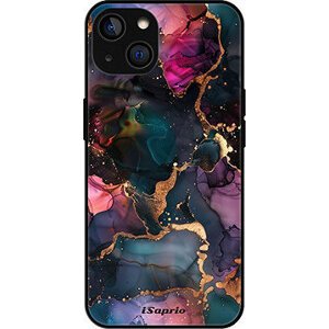 iSaprio Lesklé pouzdro Dark Marble 10 - iPhone 14