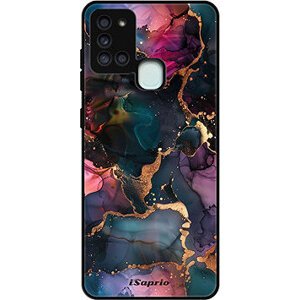 iSaprio Lesklé pouzdro Dark Marble 10 - Samsung Galaxy A21s