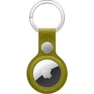 Apple FineWoven kľúčenka na AirTag zelenožltá