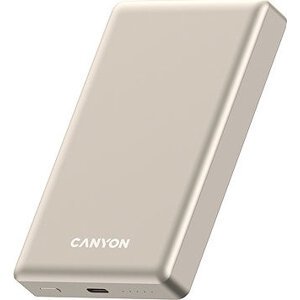 Canyon PB-510, 10000 mAh, Slim, Magsafe, PD 20 W, beige