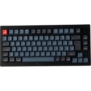 Keychron V1 Max Swappable RGB Backlight Banana Switch – Black – Knob Version, CZ/SK