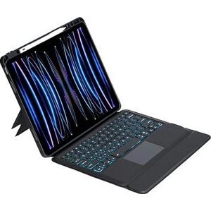 PrimeGuard Kryt s klávesnicou na iPad Pro 12.9 2018 – 2022 čierny