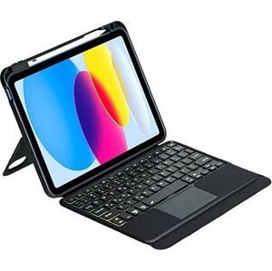 PrimeGuard Kryt s klávesnicou na iPad 10 2022 čierny