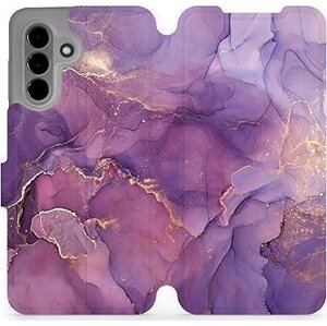 Mobiwear flip knižkové pre Samsung Galaxy A36 - Fialový mramor