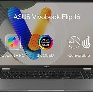 ASUS Vivobook 16 Flip TP3607SA-OLED035X Matte Gray kovový