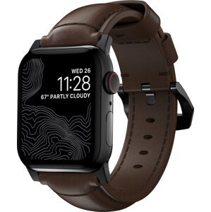 Nomad Traditional Band Black Hardware/Rustic Brown AW Ultra 2/1 (49 mm) 9/8/7 (45 mm)/6/SE/5/4 (44 mm)