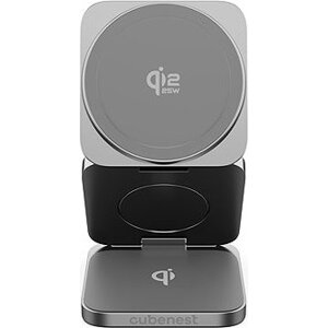 CubeNest Qi2.2 SQ312 Ultra Grey 3 v 1