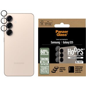 PanzerGlass Hoops Samsung Galaxy S25 číre ochranné krúžky na šošovky fotoaparátu