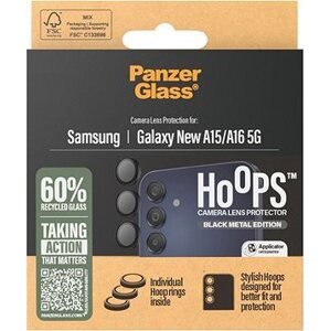 PanzerGlass Hoops Samsung Galaxy A16/A16 5G čierne ochranné šošovky fotoaparátu