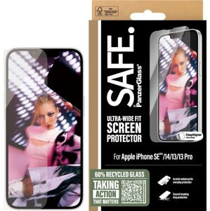 PanzerGlass SAFE Apple iPhone 16e/14/13/13 Pro s instalačním rámečkem