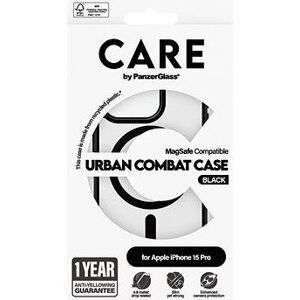 PanzerGlass CARE kryt Apple iPhone 15 Pro MagSafe Urban Combat čierny/čierny