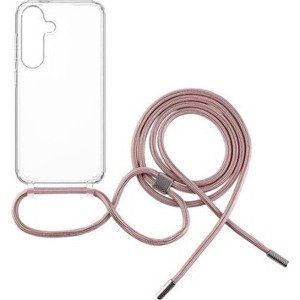 FIXED Pure Neck s ružovou šnúrkou na krk na Samsung Galaxy S25+