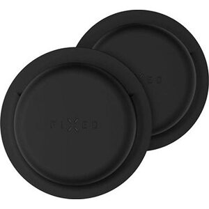 FIXED Silky Sticker na Apple AirTag double pack čierny