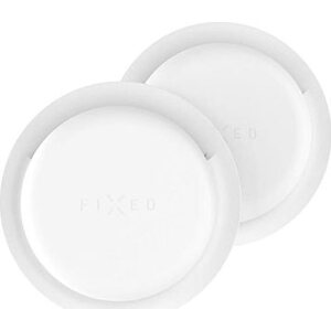 FIXED Silky Sticker na Apple AirTag double pack biely