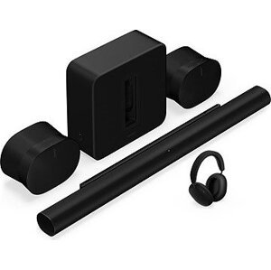Sonos Ace Black + Sonos Arc Ultra + Sonos Sub 4 + 2x Sonos Era 300