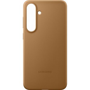 Samsung Galaxy S25+ Zadní kryt z veganské kůže Gold