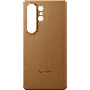 Samsung Galaxy S25 Ultra Zadní kryt z veganské kůže Gold