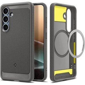 Spigen Rugged Armor MagSafe Marble Gray Samsung Galaxy S 2025