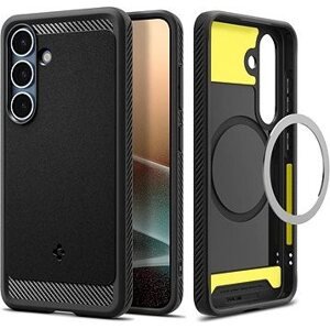 Spigen Rugged Armor MagSafe Matte Black Samsung Galaxy S 2025+