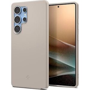 Spigen Silicone Fit MagSafe Natural Titanium Samsung Galaxy S 2025 Ultra
